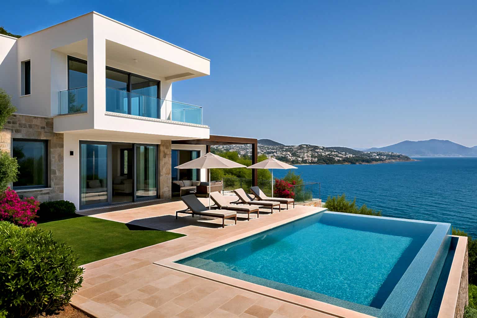 Bodrum tadilat dekorasyon yazlık ev iç mimari uygulaması